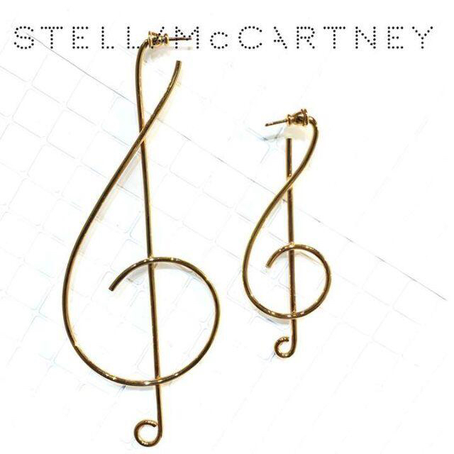 超格安価格 Stella McCartney - 【美品】Stella McCartney（ステラマッカートニー）トーン記号ピアス ピアス