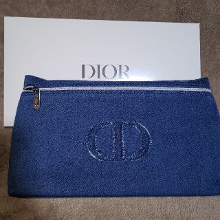 Dior ディオール デニムポーチ クラッチバッグ ノベルティ(ポーチ)