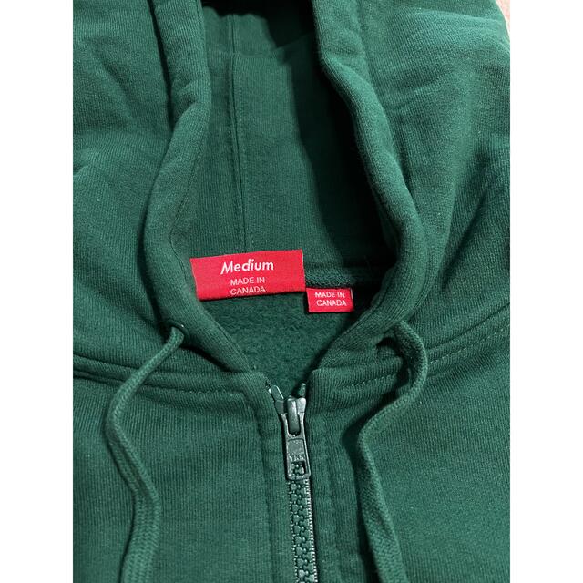 Supreme(シュプリーム)のSupreme Text Stripe Zip Up Hooded M パーカー メンズのトップス(パーカー)の商品写真