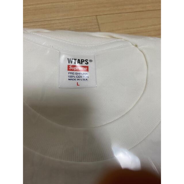 Supreme(シュプリーム)のSupreme WTAPS SIC'EM tee white Lサイズ メンズのトップス(Tシャツ/カットソー(半袖/袖なし))の商品写真