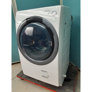 シャープ(SHARP)の2019年製　シャープドラム式洗濯乾燥機7.0kgマンションサイズ　ES-S7D(洗濯機)