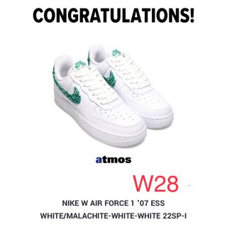 ナイキ(NIKE)のNIKE W AIR FORCE 1 エアフォース1  ‘07 w28cm(スニーカー)