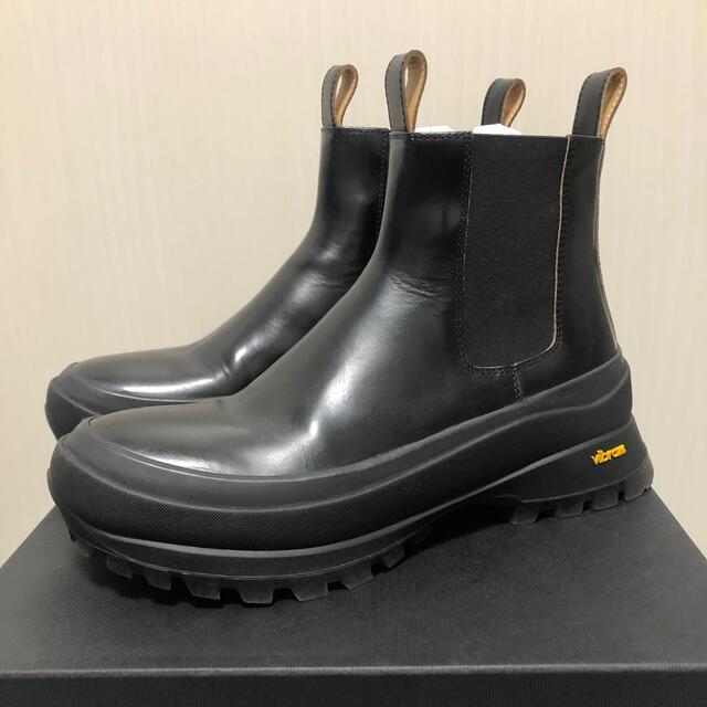 登場! Jil チャンキーソールレザーチェルシーブーツ sander jil
