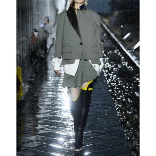 サカイ(sacai)のsacai 2021 ss ドッキングジャケット (テーラードジャケット)