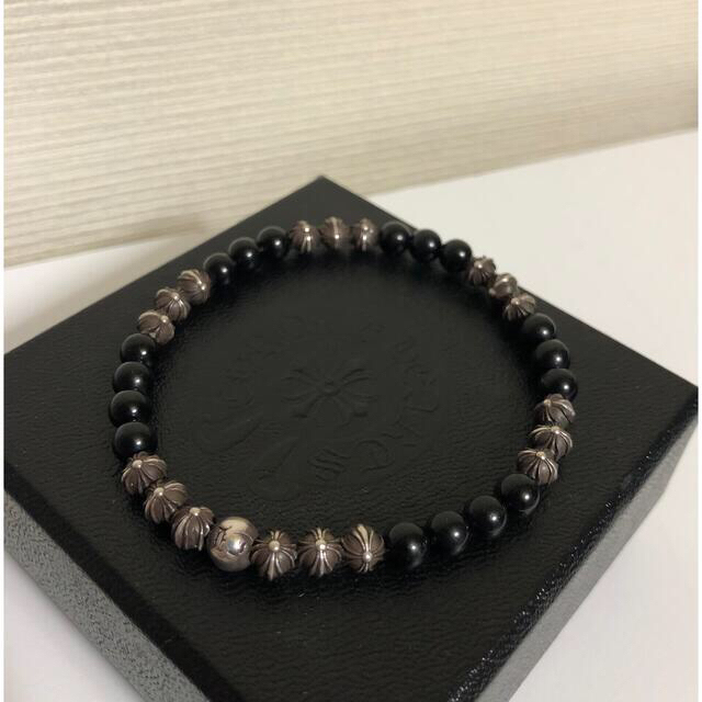 Chrome Hearts(クロムハーツ)のクロムハーツ　CHROME HEARTS  BEAD ブレス６mm メンズのアクセサリー(ブレスレット)の商品写真