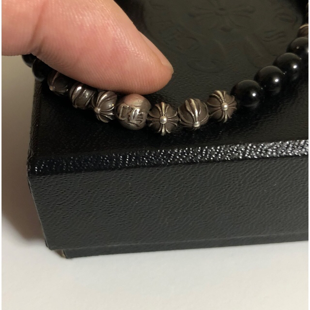 Chrome Hearts(クロムハーツ)のクロムハーツ　CHROME HEARTS  BEAD ブレス６mm メンズのアクセサリー(ブレスレット)の商品写真