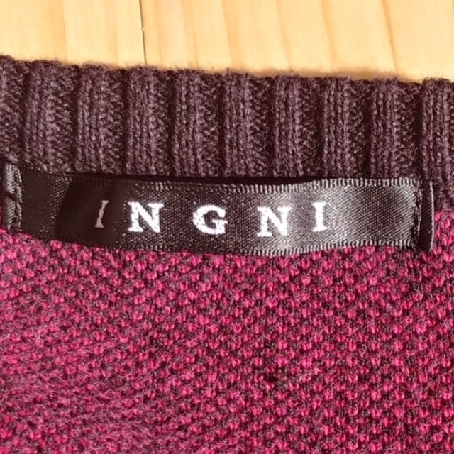 INGNI(イング)のINGNI　コットンセーター　M レディースのトップス(ニット/セーター)の商品写真