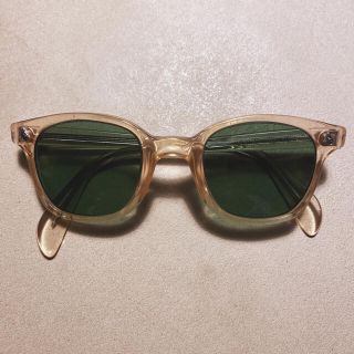 american optical 野村訓市 box付き イエロー クリア-