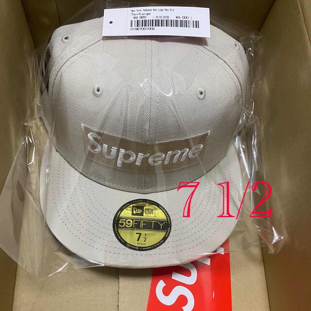 キャップsupreme Box Logo New era NY Yankees