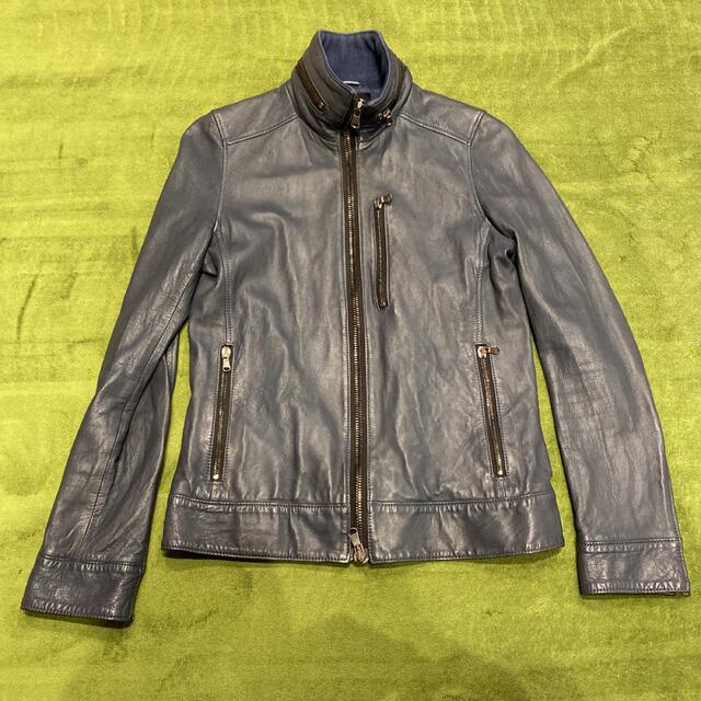 jun hashimoto leather jacket  m丈幅約64cm