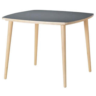 イケア(IKEA)のIKEA イケア オムテンクサム ダイニングテーブル 丸 ラウンド グレー(ダイニングテーブル)