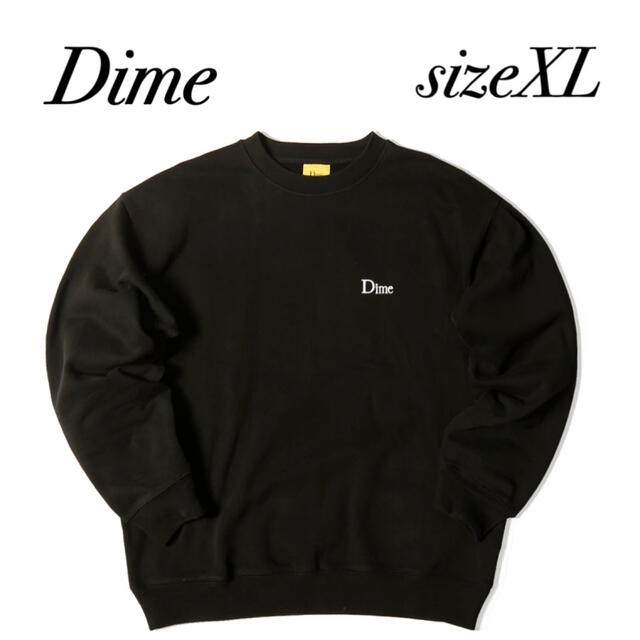 【新品未使用】Dime Classic クラシックロゴ スウェット ブラックスウェット