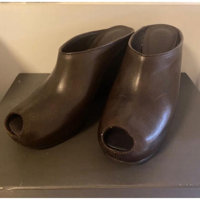 靴/シューズRick Owens リックオウエンス ウェッジソール サンダル 36.5