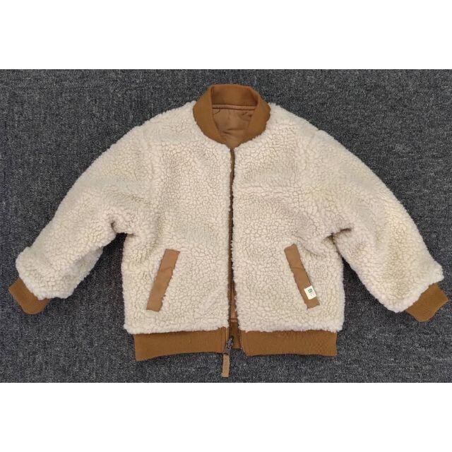 BEAMS(ビームス)のUsed ビームスミニ キッズ リバーシブルジャケット 110サイズ キッズ/ベビー/マタニティのキッズ服女の子用(90cm~)(ジャケット/上着)の商品写真