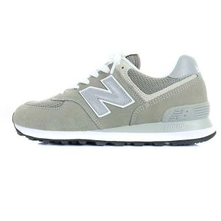 ニューバランス(New Balance)のニューバランス スニーカー スエード メッシュ ロゴ 24.5cm グレー(スニーカー)