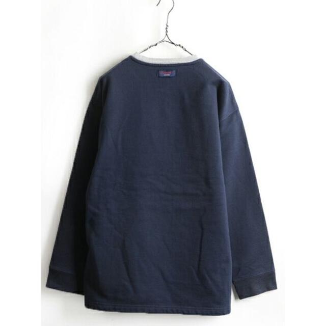 90s □ トミー ヒルフィガー ビッグ ロゴ 刺繍 スウェット トレーナー