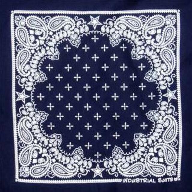 送料込み CROSS BANDANA パーカー ネイビー