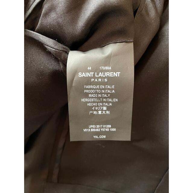 ブラック Saint セットアップ 17ss の通販 by Roki's shop|サン 日本最大級 セットアップ スーツ SAINTLAURENT 44 サンローランパリ テーラードジャケット