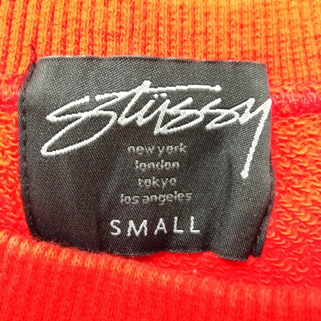 STUSSY(ステューシー)のきのこのおばさん様専用　stussy　スウェット　トレーナー　ボックスロゴ　刺繍 レディースのトップス(トレーナー/スウェット)の商品写真