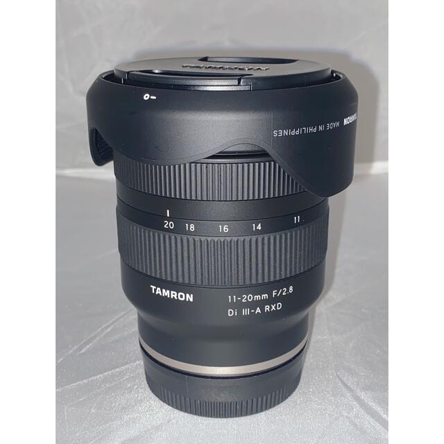 TAMRON(タムロン)の【美品】TAMRON 11-20mm F2.8 DiIII-A RXD B060 スマホ/家電/カメラのカメラ(レンズ(ズーム))の商品写真