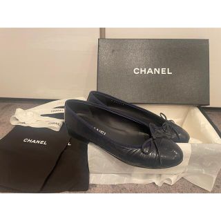 シャネル(CHANEL)の美品　CHANEL バレーシューズ(バレエシューズ)