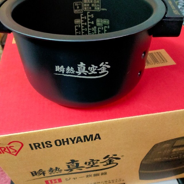 アイリスオーヤマ(アイリスオーヤマ)のIRIS IH炊飯器 5.5合炊き ブラック RC-IF50-B スマホ/家電/カメラの調理家電(炊飯器)の商品写真