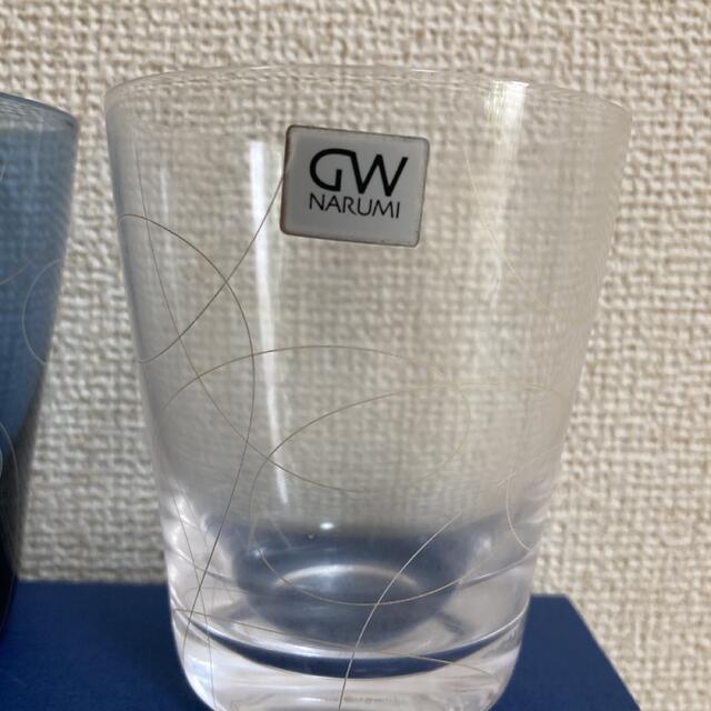 NARUMI(ナルミ)の未使用NARUMI GLASS WORKS ペアオールド　ポルカ　ペアグラス インテリア/住まい/日用品のキッチン/食器(グラス/カップ)の商品写真