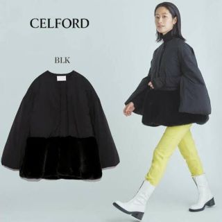 新品未使用★セルフォード　CELFORDファードッキングコート　IVR 36