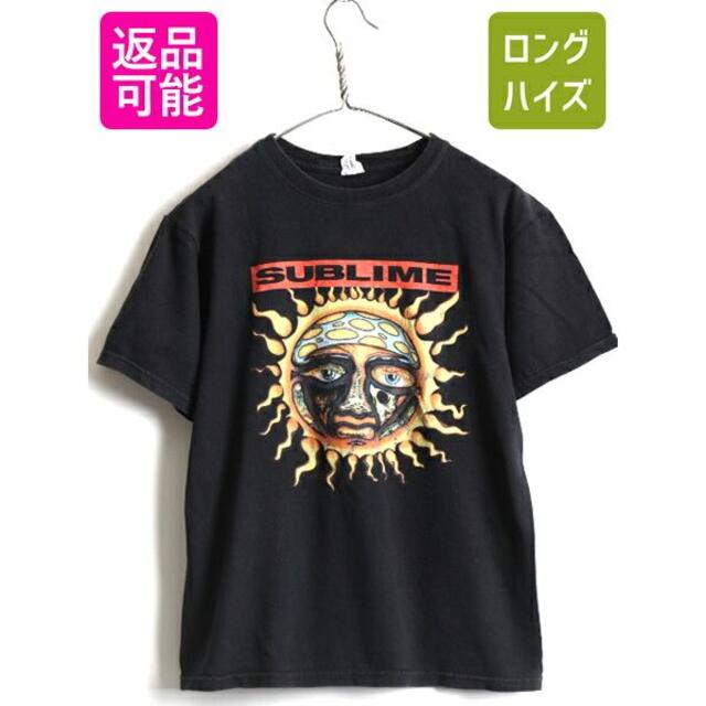00's 人気 黒 ■ SUBLIME サブライム オフィシャル プリント 半袖 Tシャツ+カットソー(半袖+袖なし)