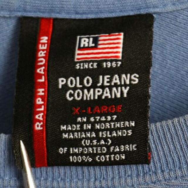 大きいサイズ XL ■ POLO JEANS CO ラルフローレン 2トーン リ