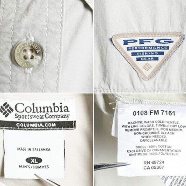 大きいサイズ XL ■ Columbia コロンビア PFG ポケット付き 半袖