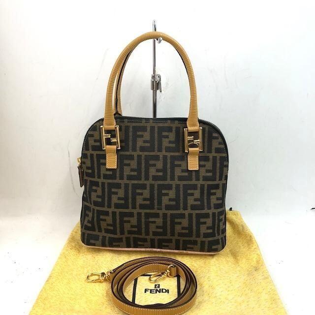 FENDI 2way ハンドバッグ ショルダーバッグ レザー レディース