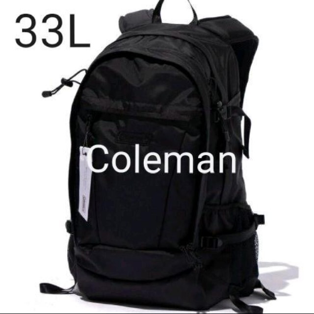 Coleman(コールマン)の新品未開封 Coleman コールマン別注 ウォーカー33L ブラック メンズのバッグ(バッグパック/リュック)の商品写真