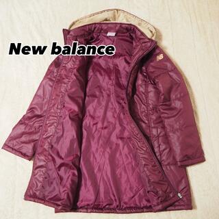 ニューバランス(New Balance)のニューバランス　Newbalance ベンチコート　M 紫　パープル　ロング(ナイロンジャケット)
