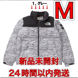 ノースフェイス NOVELTYNUPTSE DOWNJACKET WHITE M - ダウンジャケット