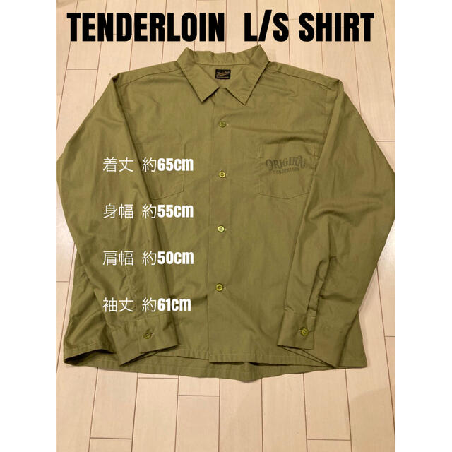 【 Lサイズ】Tenderloin L/S Shirts 長袖シャツ