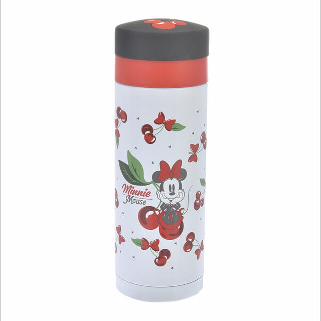 新品 チェリー ミニー ステンレスボトル 水筒 ディズニーストア 新品 チェリー ミニー ステンレスボトル 水筒 ディズニーストア