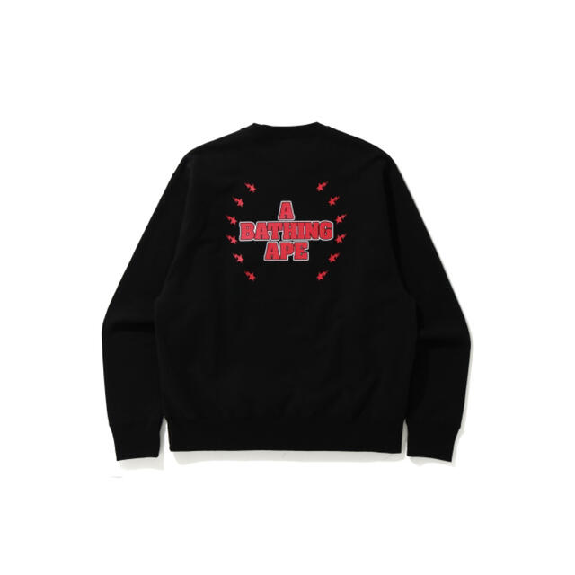 BAPE CRYSTAL STONE RELAXED CREWNECK L