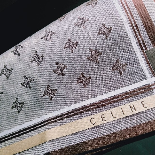 celine(セリーヌ)のW 14　セリーヌハンカチ メンズのファッション小物(ハンカチ/ポケットチーフ)の商品写真