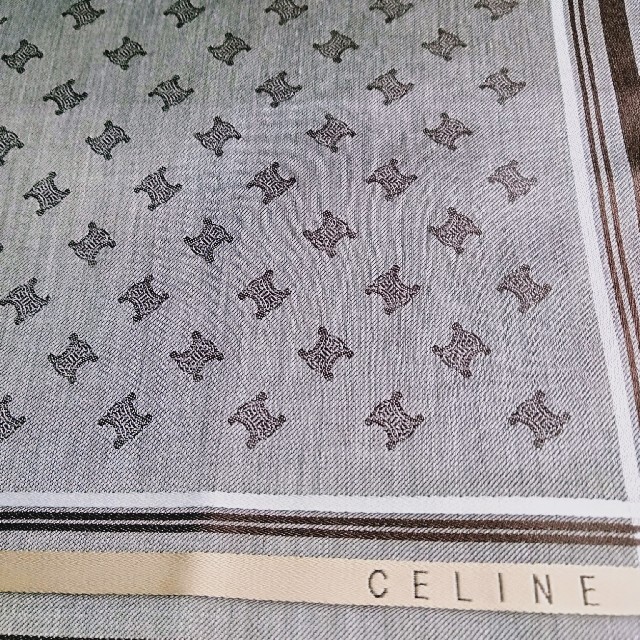 celine(セリーヌ)のW 14　セリーヌハンカチ メンズのファッション小物(ハンカチ/ポケットチーフ)の商品写真