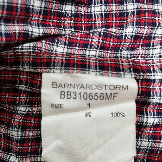 BARNYARDSTORM(バンヤードストーム)のBARNYARDSTORM 絞りシワ加工チェックシャツ レディースのトップス(シャツ/ブラウス(長袖/七分))の商品写真