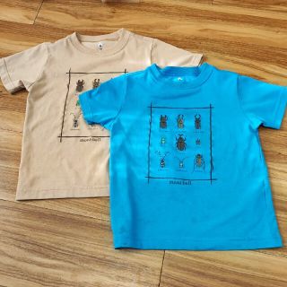 モンベル(mont bell)のmont bell ウイックロン Tシャツ キッズ 110 2枚(Tシャツ/カットソー)