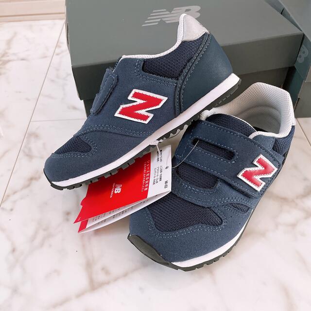 New Balance(ニューバランス)の16.5 新品　ニューバランス　スニーカー　373 キッズ　ネイビー　ジュニア キッズ/ベビー/マタニティのキッズ靴/シューズ(15cm~)(スニーカー)の商品写真