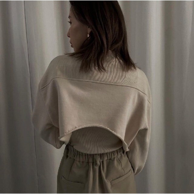 売れ筋アイテムラントップスヤードスウ Ameri VINTAGE - ameri OPEN SLEEVE LAYERED SWEATの通販