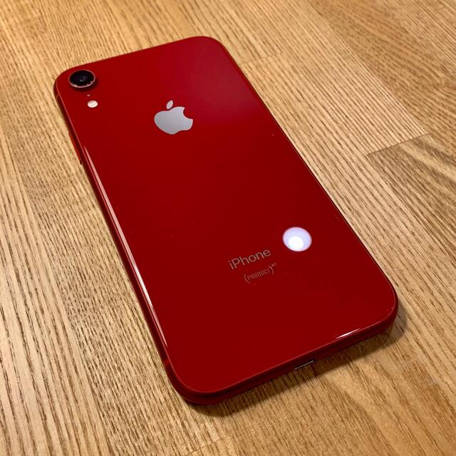 Apple(アップル)のiPhone XR 128GB レッド simフリー ジャンク扱い スマホ/家電/カメラのスマートフォン/携帯電話(スマートフォン本体)の商品写真