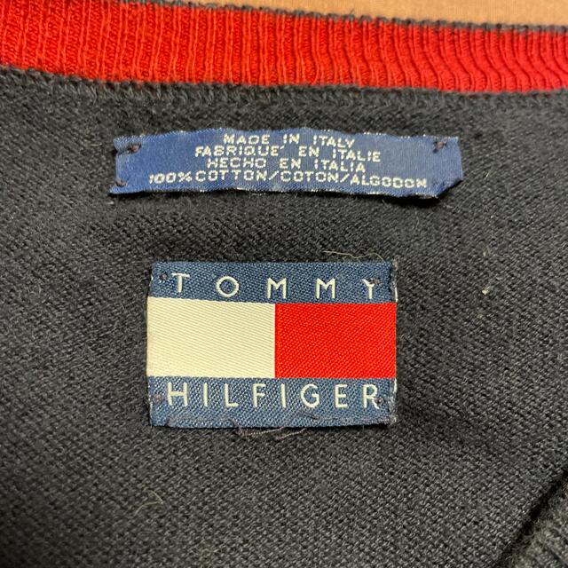 TOMMY HILFIGER(トミーヒルフィガー)の90s TOMMY HILFIGER トミーヒルフィガー Vネック セーター  メンズのトップス(ニット/セーター)の商品写真