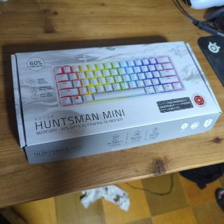 レイザー(LAZER)のRazer Huntsman Mini JP 小型 ゲーミングキーボード 白(PC周辺機器)