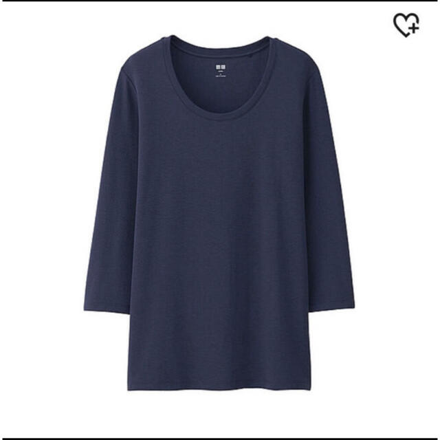 UNIQLO(ユニクロ)のスーピマコットンモダールクルーネックＴシャツ レディースのトップス(Tシャツ(長袖/七分))の商品写真