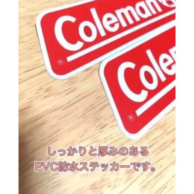 Coleman(コールマン)の【おまけ付き！】コールマン PVC屋外耐候性 防水ステッカー①⑦ スポーツ/アウトドアのアウトドア(その他)の商品写真