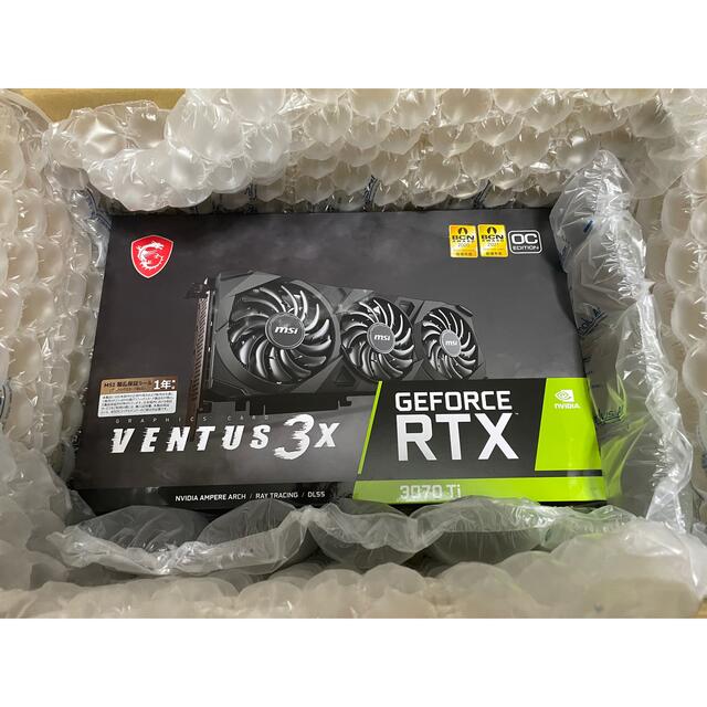 売り切れ必至！ VENTUS Ti 3070 RTX GeForce MSI 3X OC 8G PCパーツ
